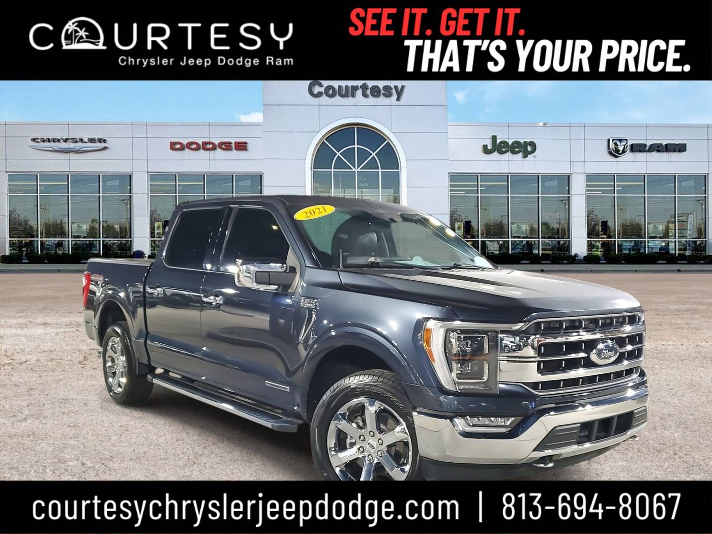 2021 Ford F-150 Lariat — Pickup Truck — 87,929 mi — Tampa, FL