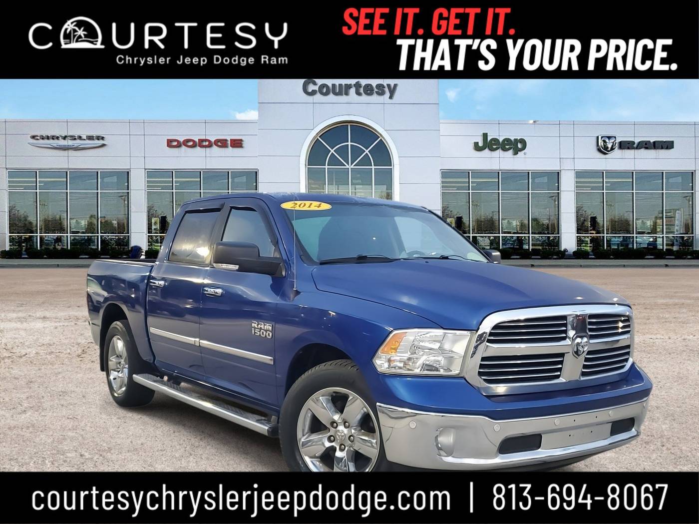 2014 Ram 1500 Big Horn — Pickup Truck — 83,939 mi — Tampa, FL