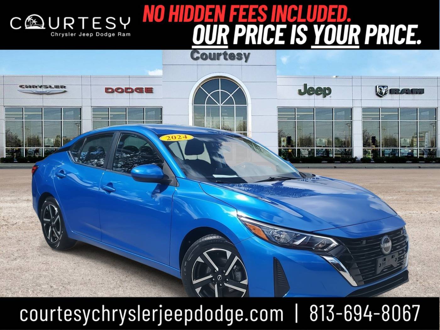 2024 Nissan Sentra SV — Sedan — 23,528 mi — Tampa, FL