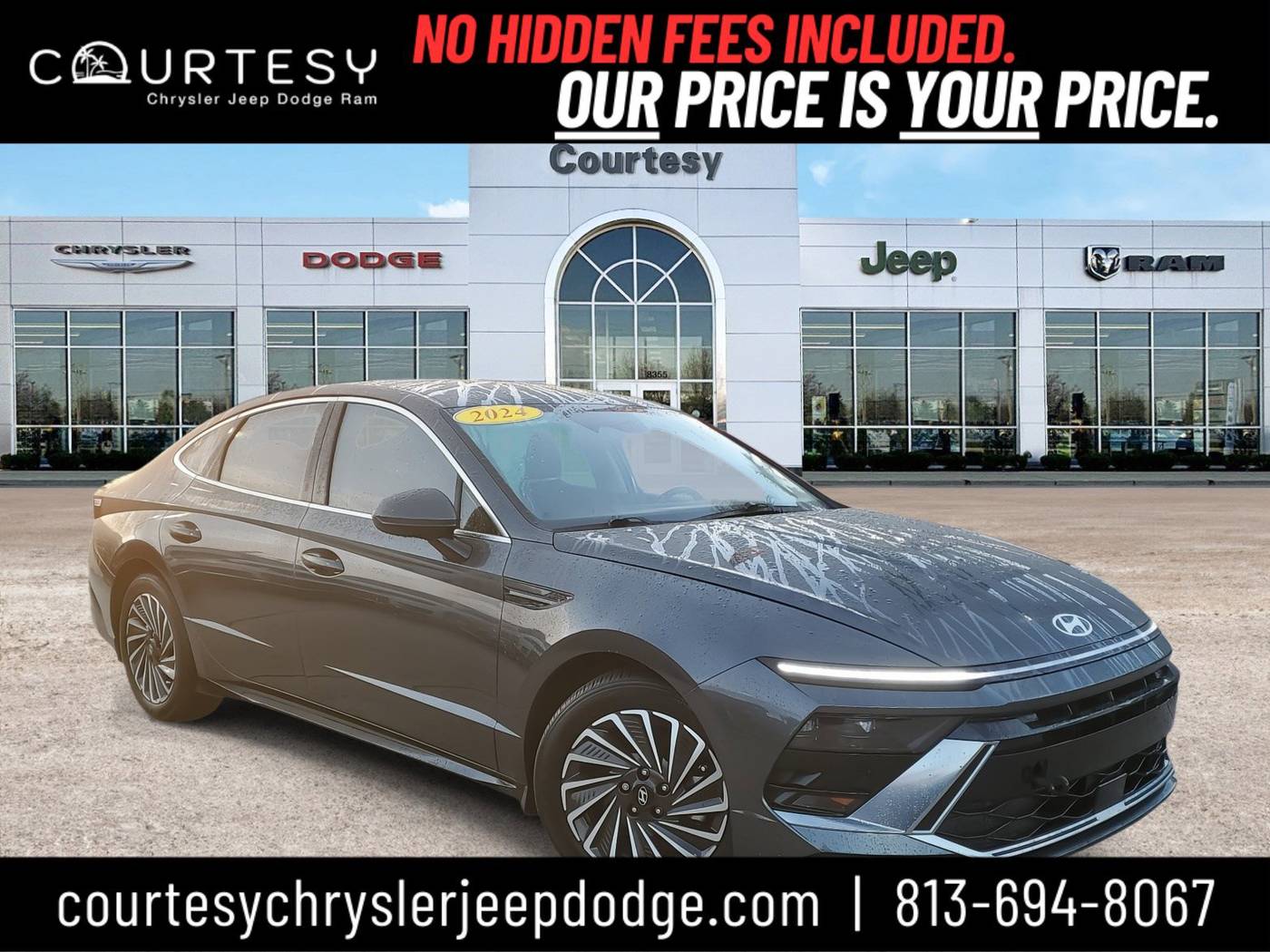 2024 Hyundai Sonata Hybrid SEL — Sedan — 23,522 mi — Tampa, FL