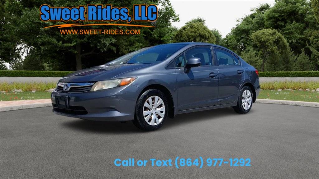 2012 Honda Civic LX — Sedan — 123,014 mi — Greer, SC