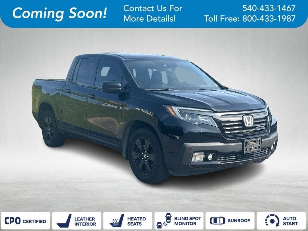 2017 Honda Ridgeline Black Edition — Pickup Truck — 96,831 mi — Harrisonburg, VA