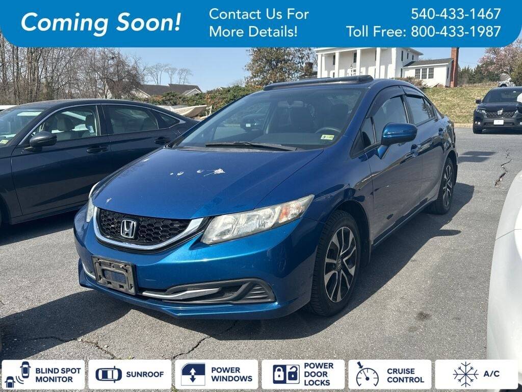 2015 Honda Civic EX — Sedan — 144,743 mi — Harrisonburg, VA