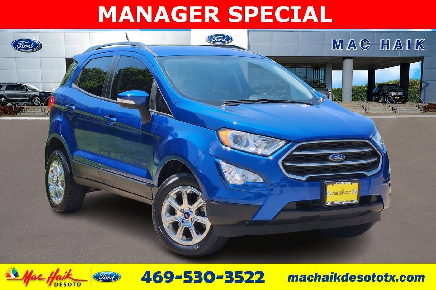 2022 Ford EcoSport SE — SUV — 43,475 mi — DeSoto, TX