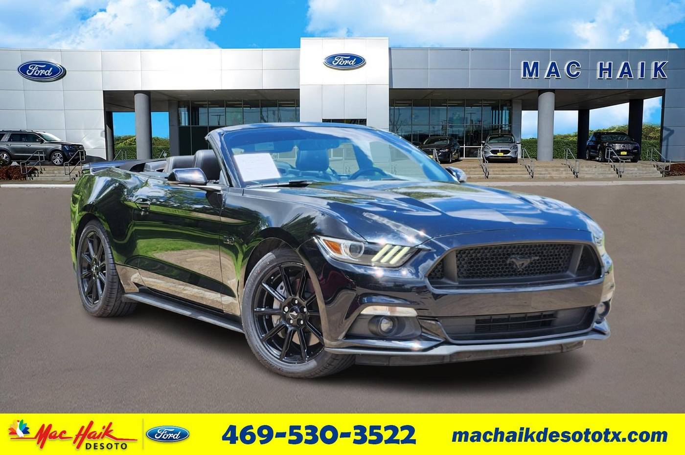 2016 Ford Mustang GT Premium — Convertible — 48,584 mi — DeSoto, TX