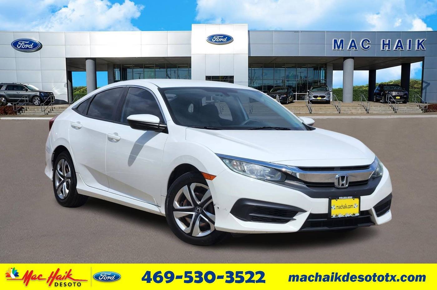 2018 Honda Civic LX — Sedan — 126,974 mi — DeSoto, TX