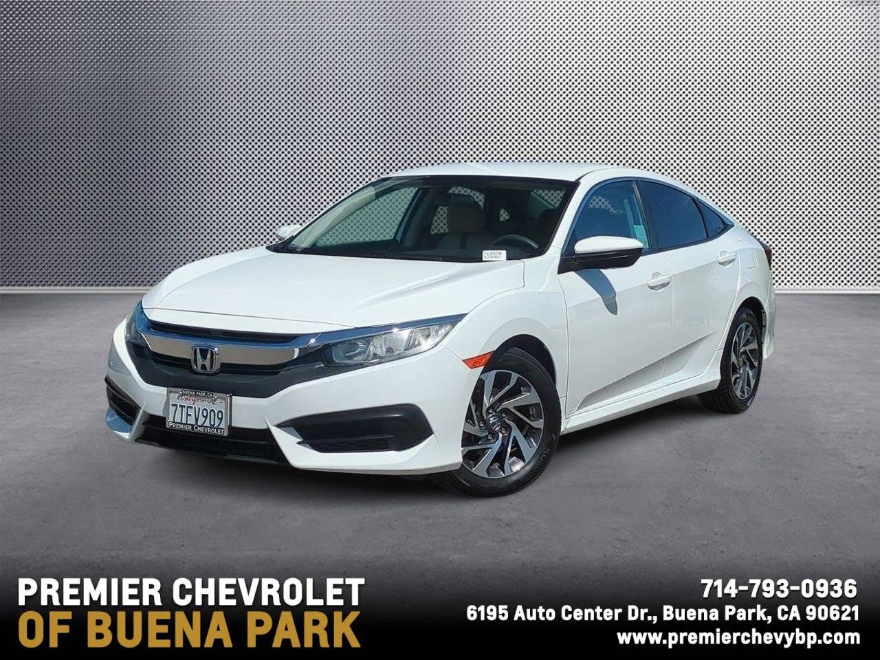 2016 Honda Civic LX — Sedan — 58,318 mi — Buena Park, CA