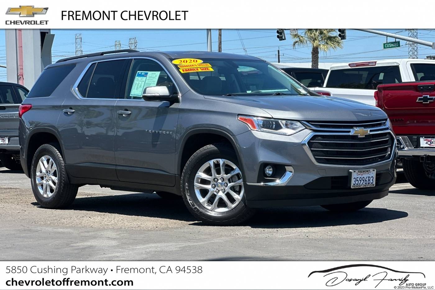 2020 Chevrolet Traverse LT Cloth — SUV — 47,586 mi — Fremont, CA