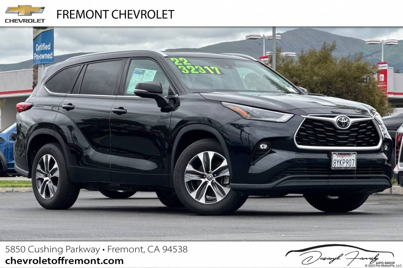 2022 Toyota Highlander XLE — SUV — 54,941 mi — Fremont, CA