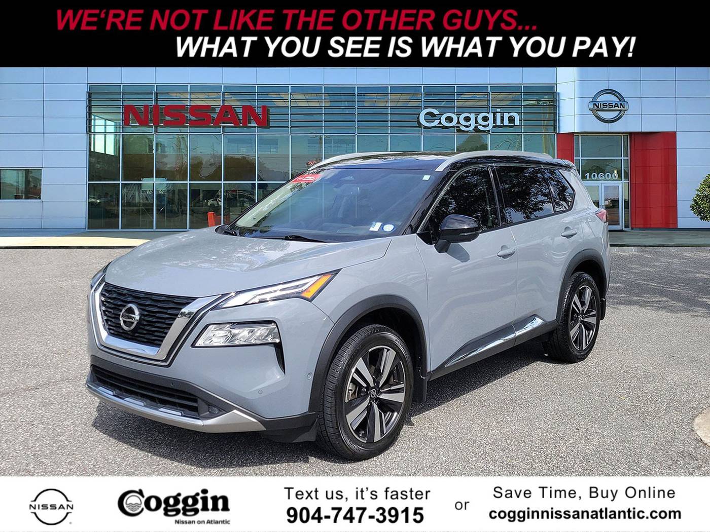 2021 Nissan Rogue Platinum — SUV — 55,319 mi — Jacksonville, FL