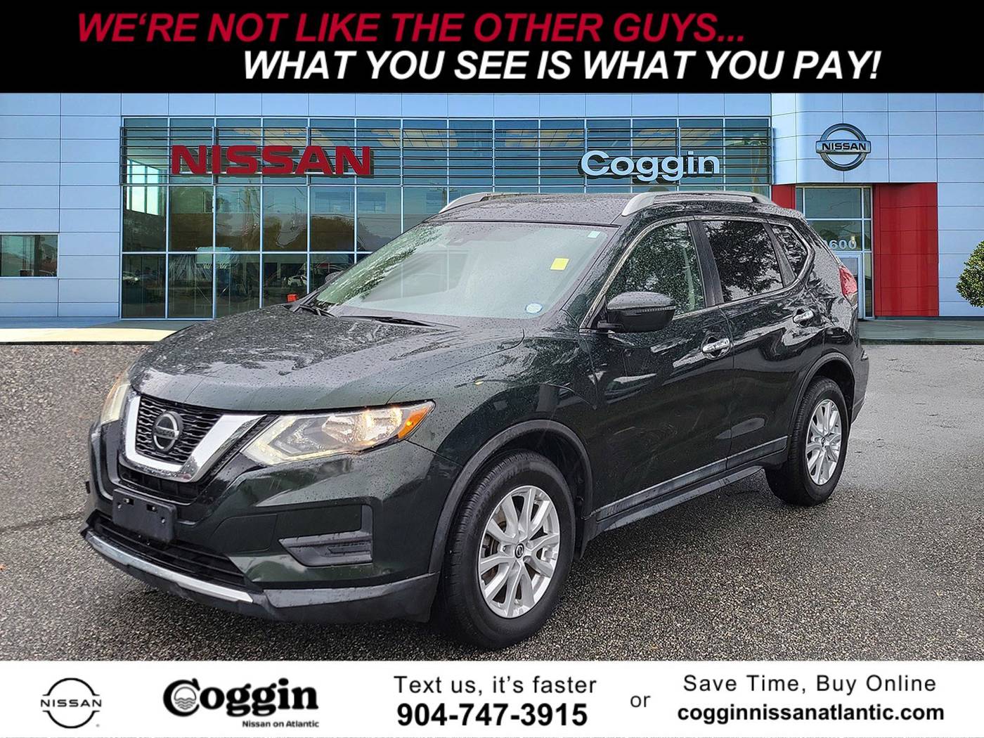 2019 Nissan Rogue SV — SUV — 56,092 mi — Jacksonville, FL