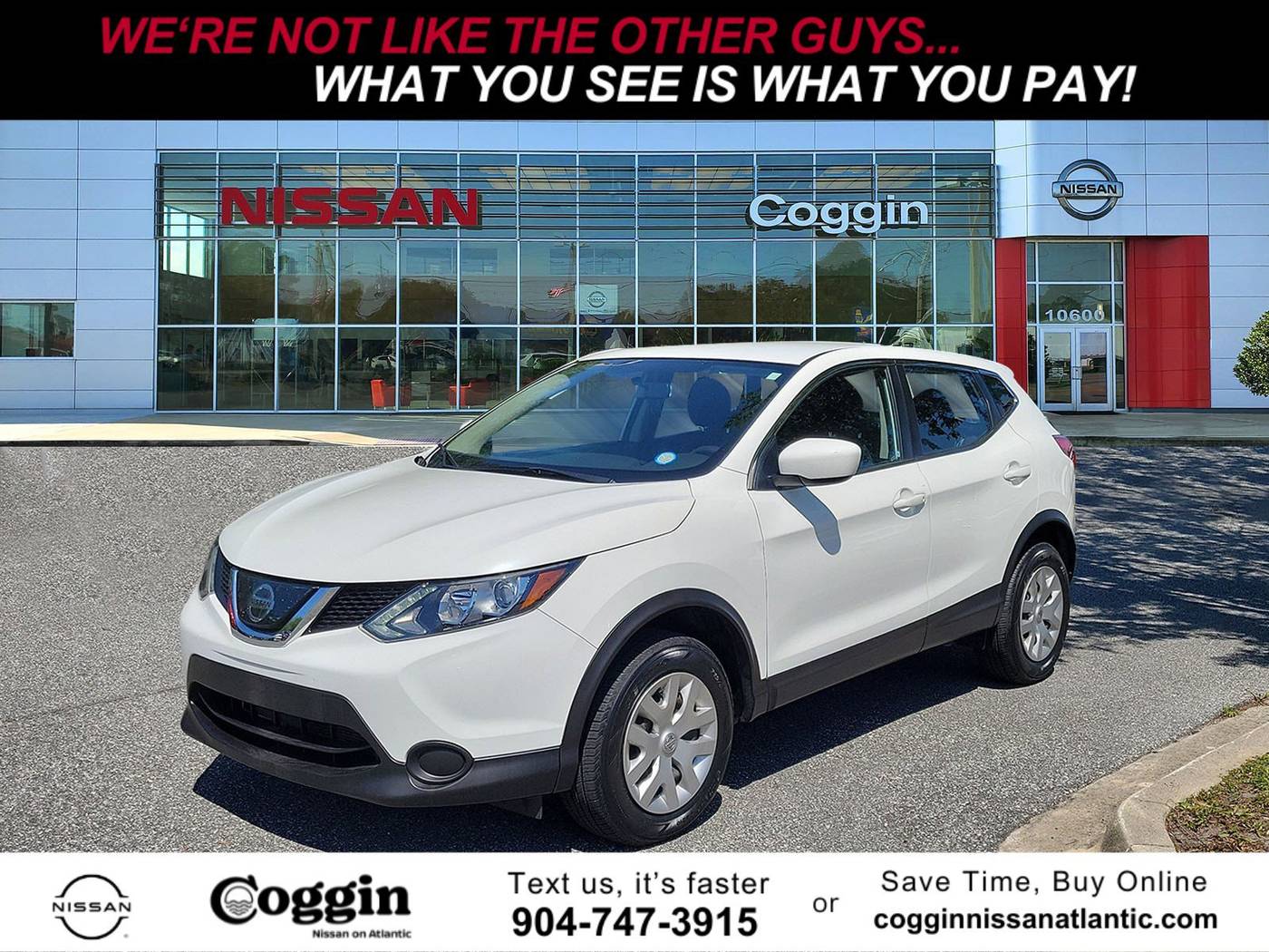 2019 Nissan Rogue Sport S — SUV — 76,769 mi — Jacksonville, FL