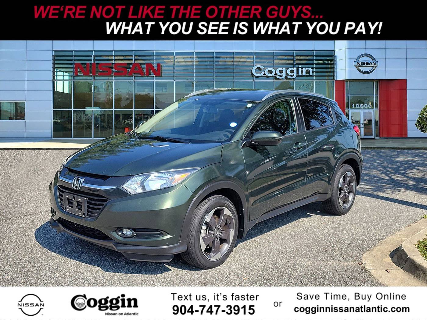 2018 Honda HR-V EX-L Navi — SUV — 53,285 mi — Jacksonville, FL