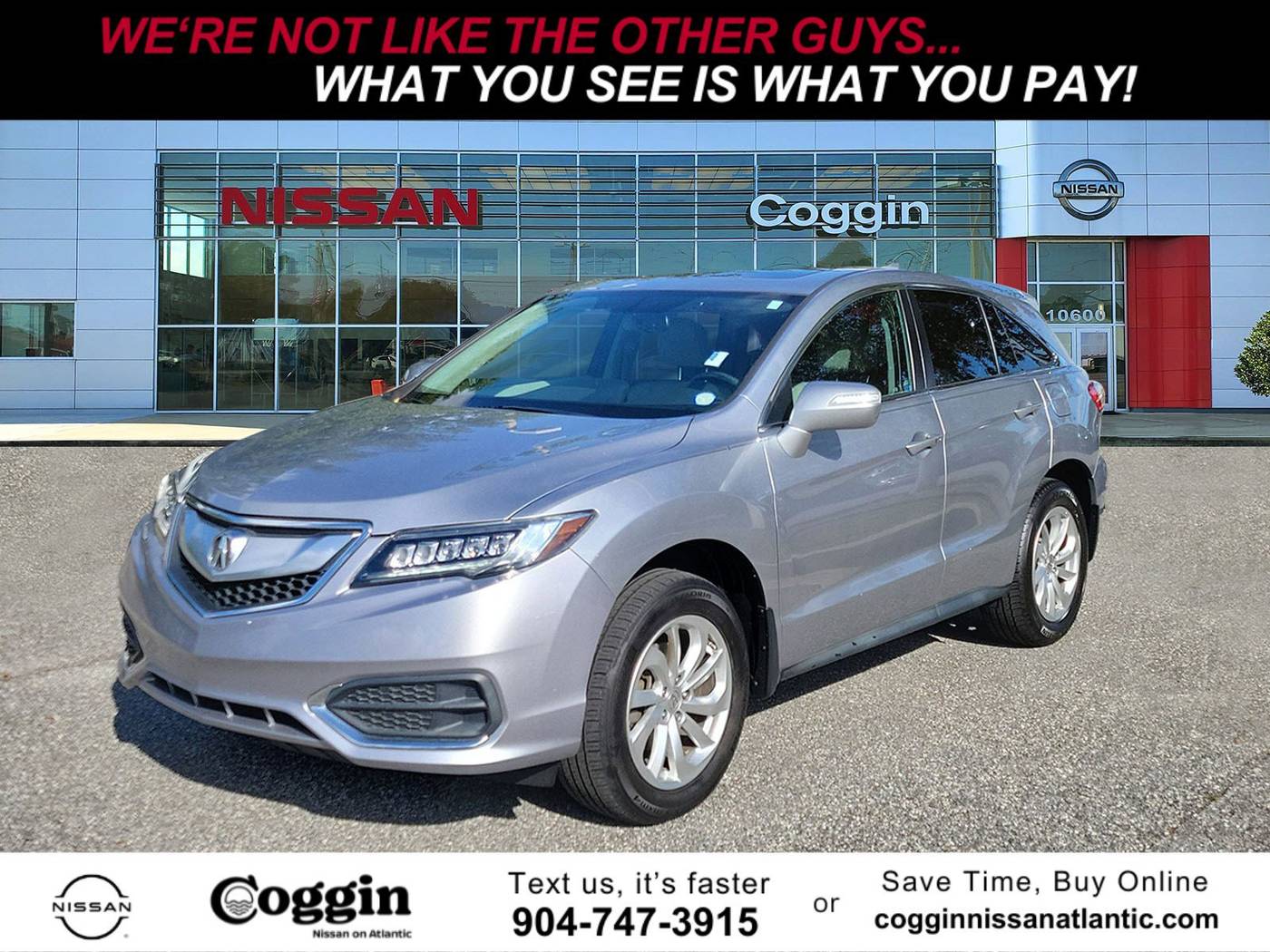 2018 Acura RDX Technology Package — SUV — 91,131 mi — Jacksonville, FL
