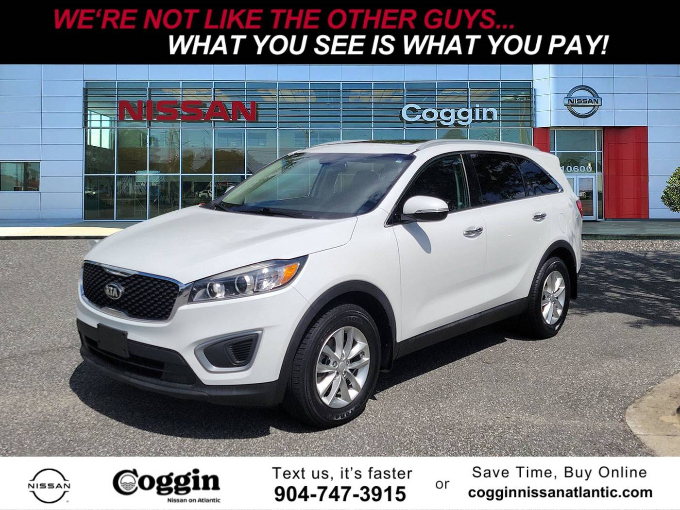 2017 Kia Sorento LX — SUV — 58,707 mi — Jacksonville, FL