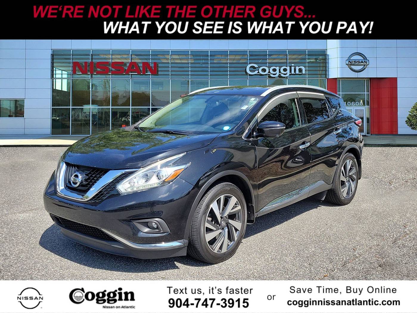 2018 Nissan Murano Platinum — SUV — 91,438 mi — Jacksonville, FL