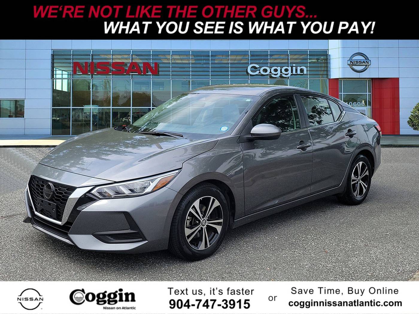 2023 Nissan Sentra SV — Sedan — 36,524 mi — Jacksonville, FL