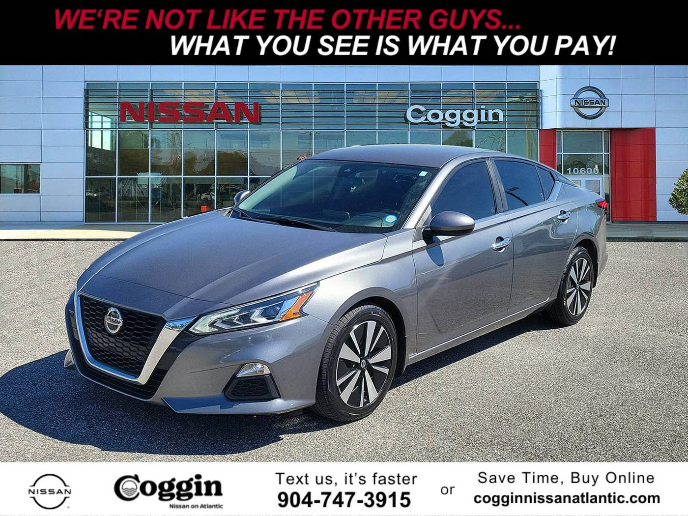 2021 Nissan Altima SV — Sedan — 53,472 mi — Jacksonville, FL