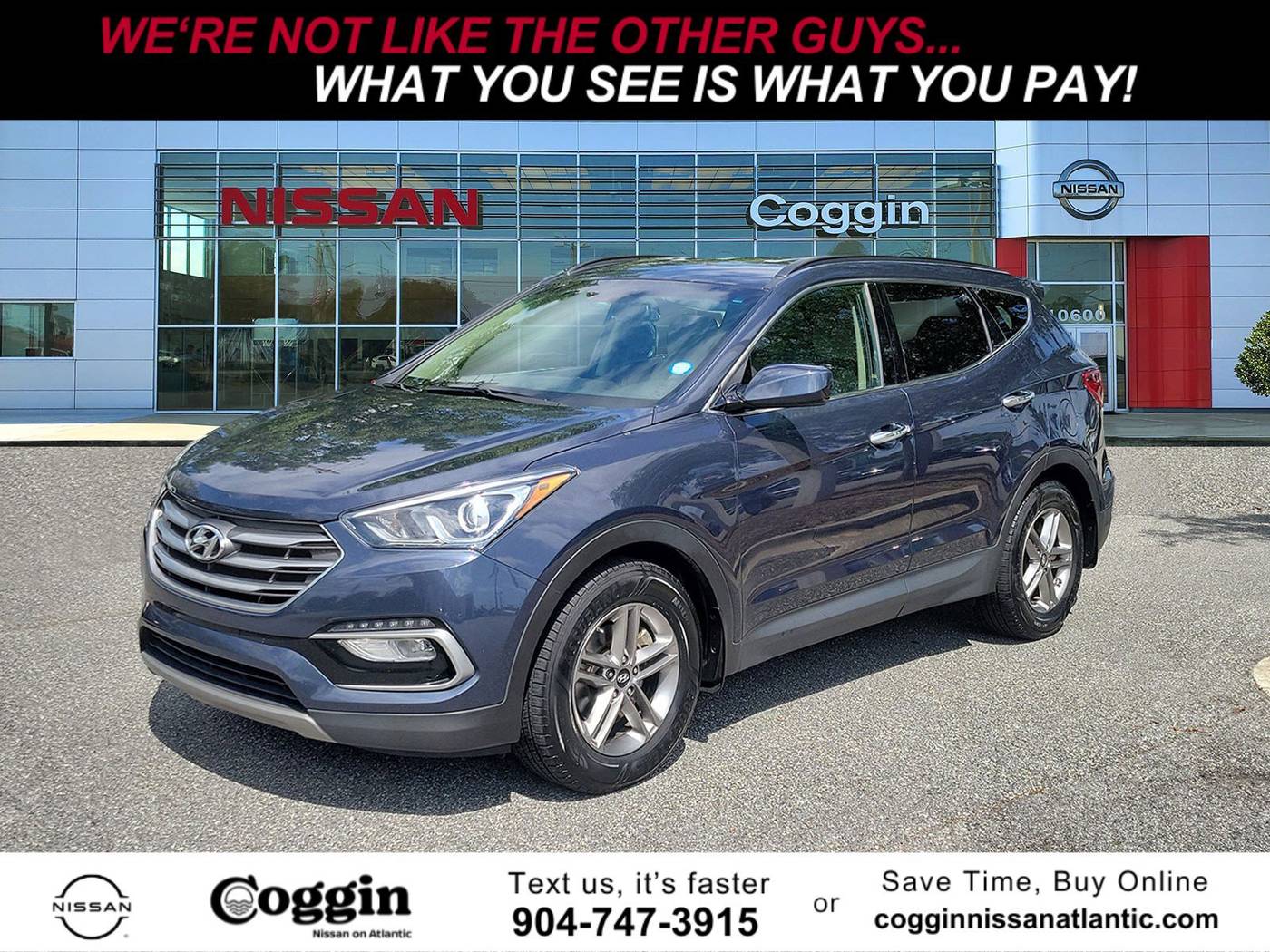 2017 Hyundai Santa Fe Sport Base — SUV — 117,179 mi — Jacksonville, FL
