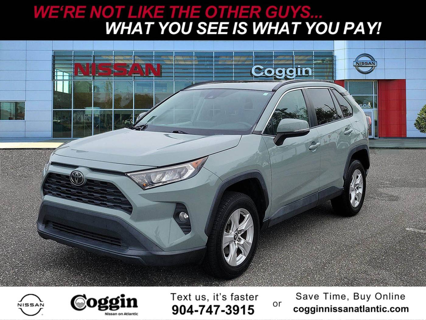 2019 Toyota RAV4 XLE — SUV — 60,941 mi — Jacksonville, FL