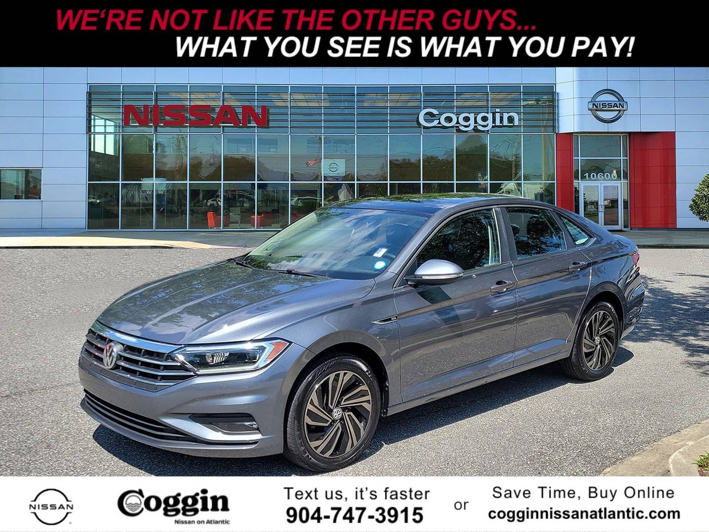 2019 Volkswagen Jetta SEL Premium — Sedan — 86,588 mi — Jacksonville, FL