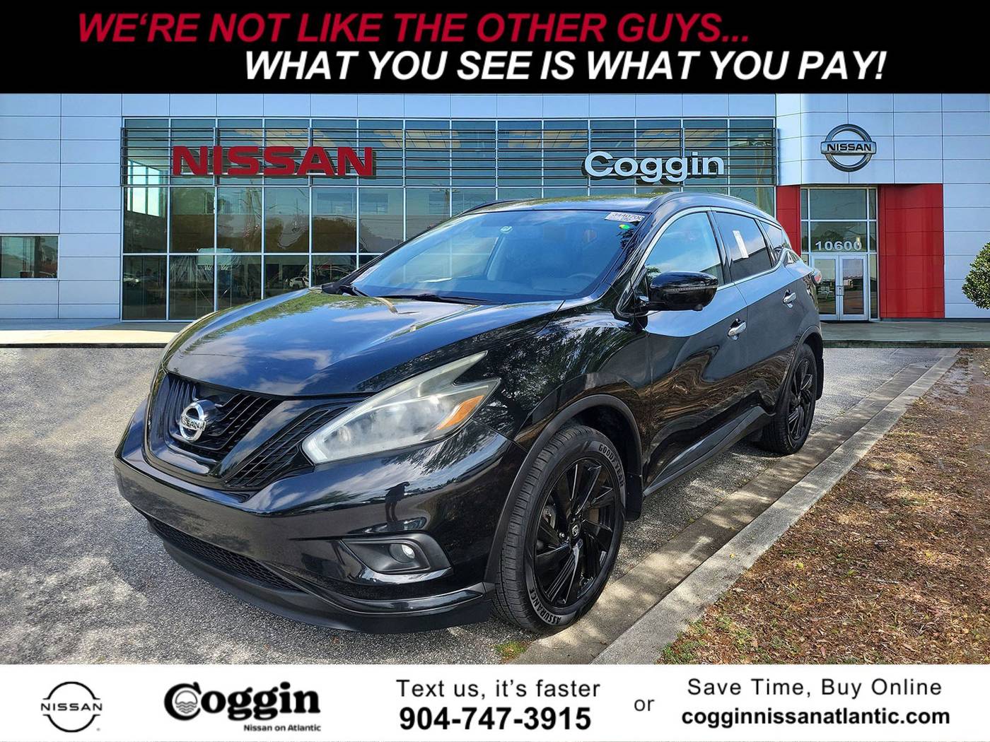 2018 Nissan Murano SL — SUV — 86,070 mi — Jacksonville, FL