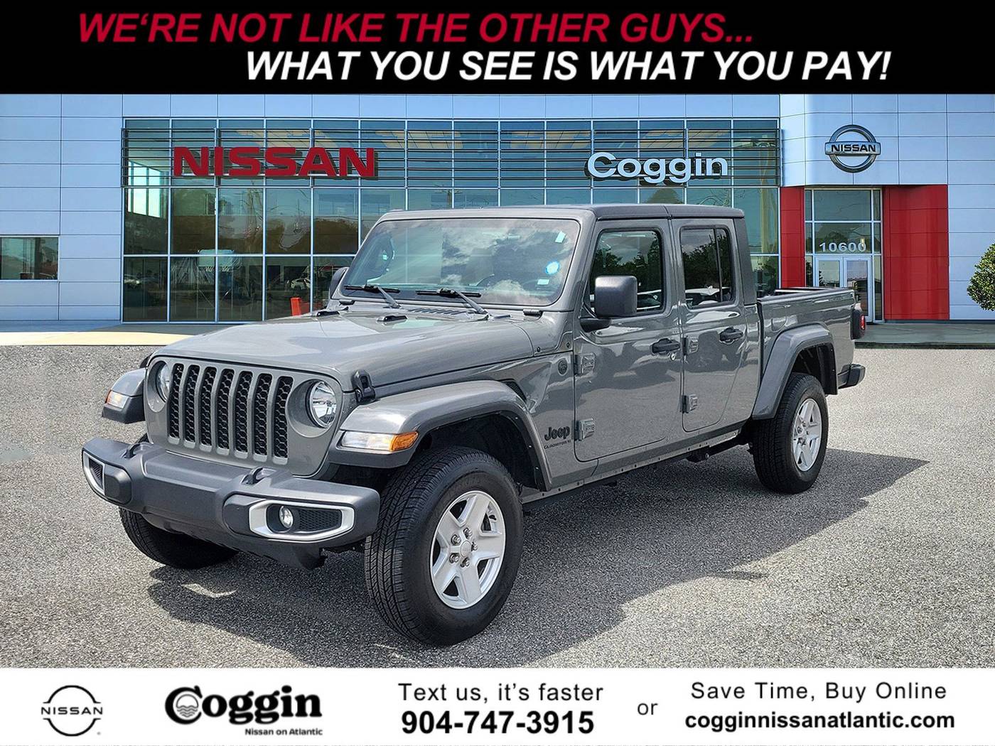 2023 Jeep Gladiator Sport S — Pickup Truck — 52,418 mi — Jacksonville, FL
