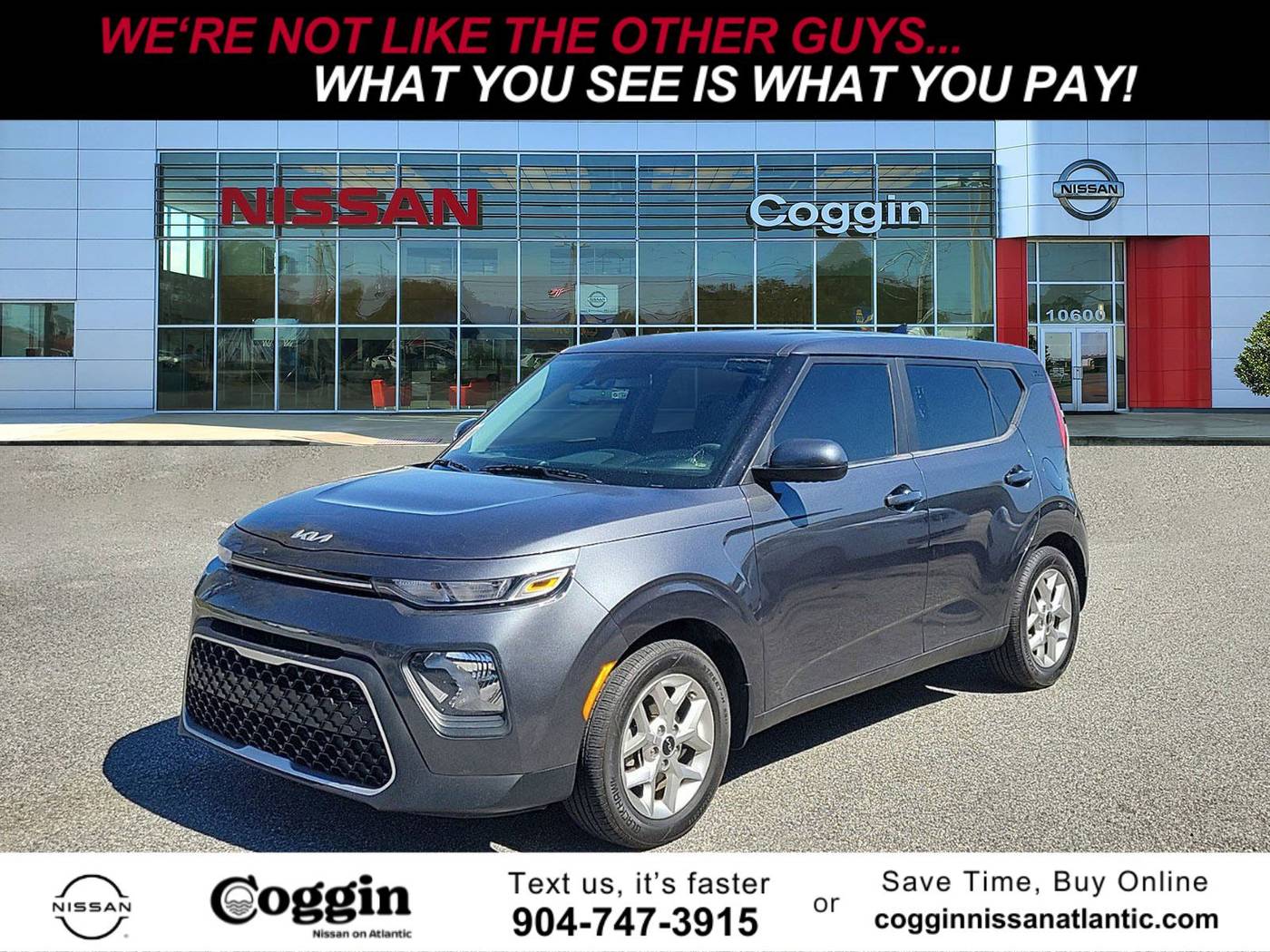 2022 Kia Soul LX — Hatchback — 123,073 mi — Jacksonville, FL