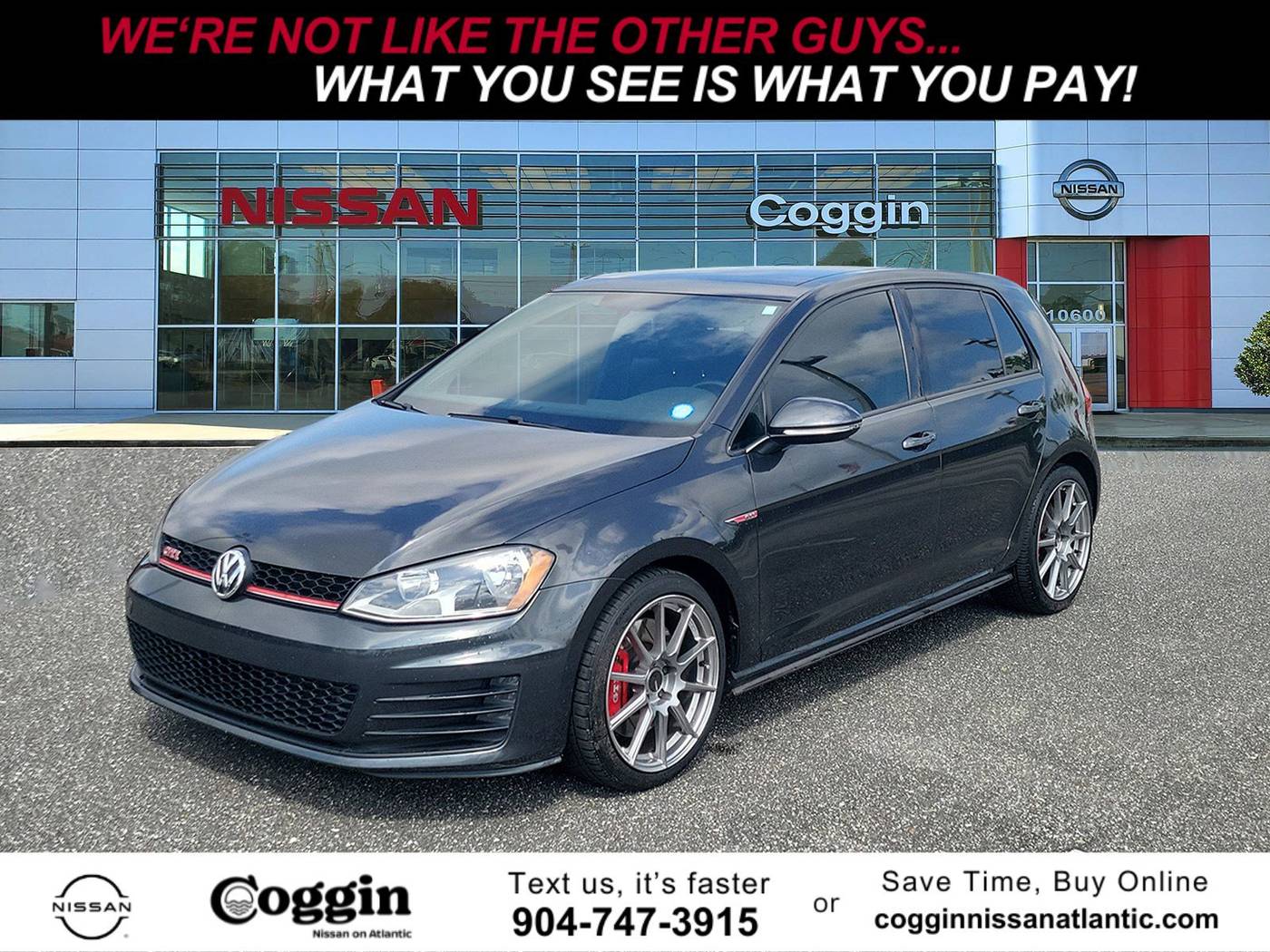 2016 Volkswagen Golf GTI SE — Hatchback — 155,656 mi — Jacksonville, FL