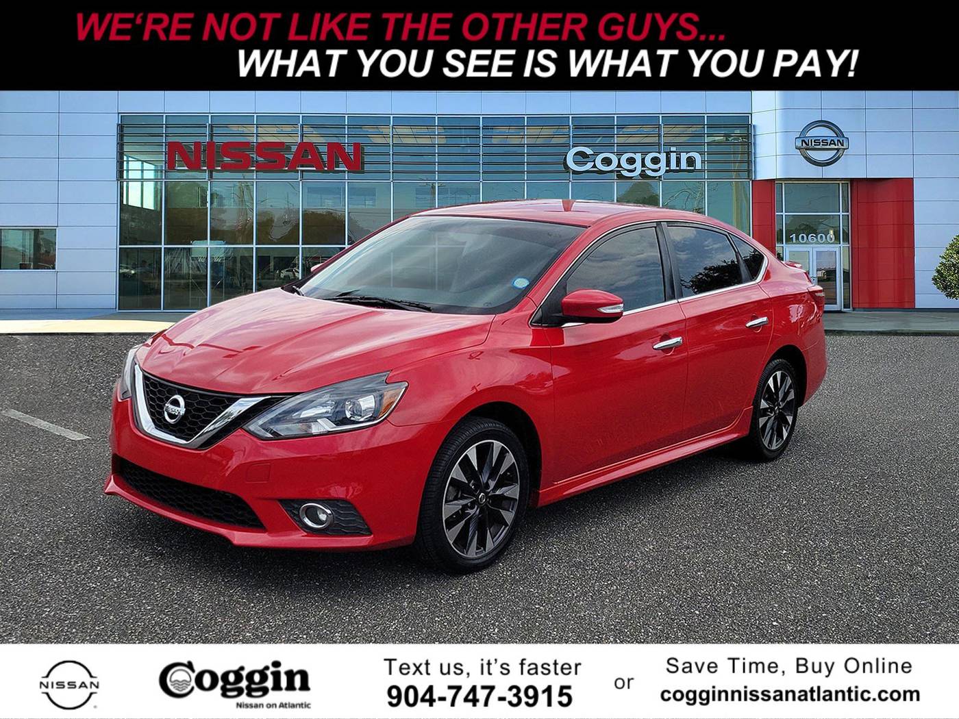 2016 Nissan Sentra SR — Sedan — 116,202 mi — Jacksonville, FL