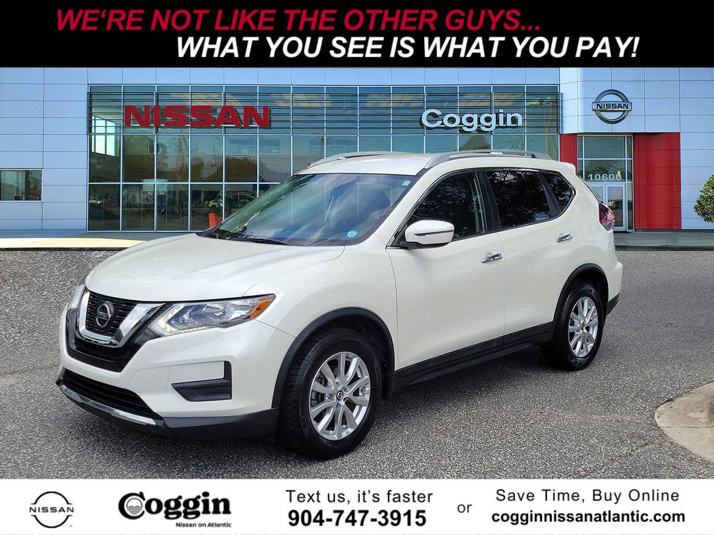 2018 Nissan Rogue SV — SUV — 69,272 mi — Jacksonville, FL