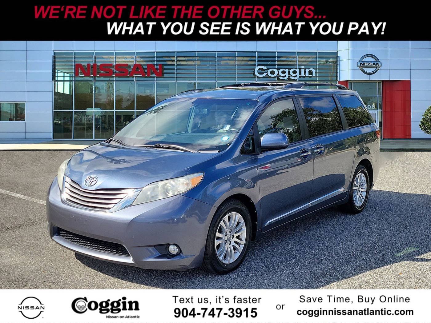 2017 Toyota Sienna L — Minivan — 147,221 mi — Jacksonville, FL