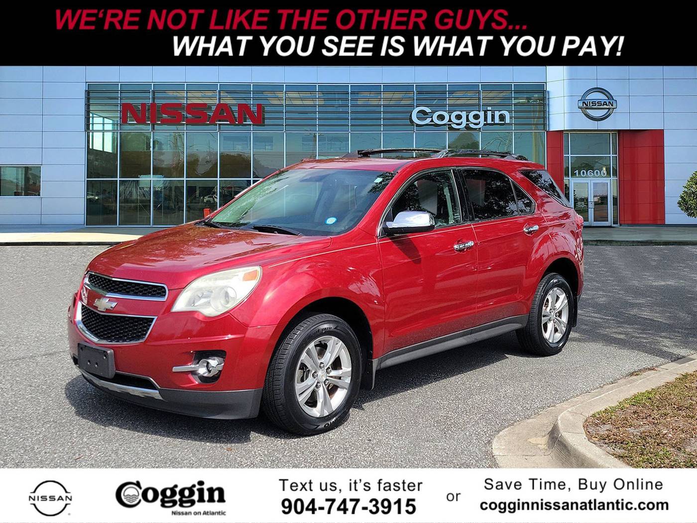 2013 Chevrolet Equinox LTZ — SUV — 173,172 mi — Jacksonville, FL