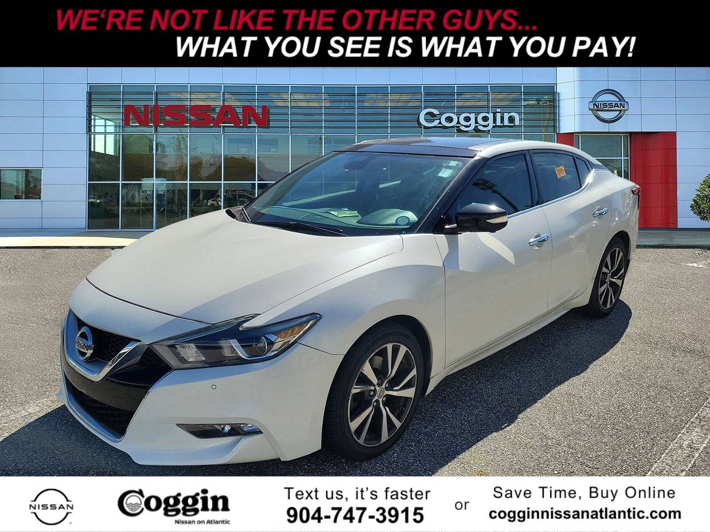 2016 Nissan Maxima Platinum — Sedan — 24,116 mi — Jacksonville, FL