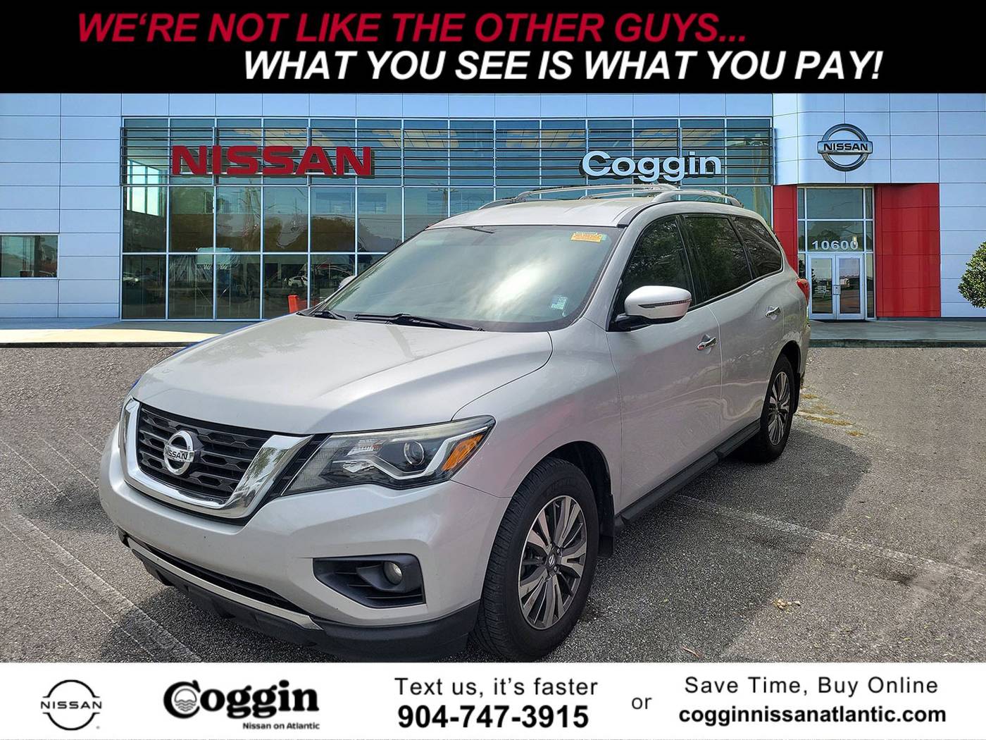 2018 Nissan Pathfinder SV — SUV — 82,130 mi — Jacksonville, FL
