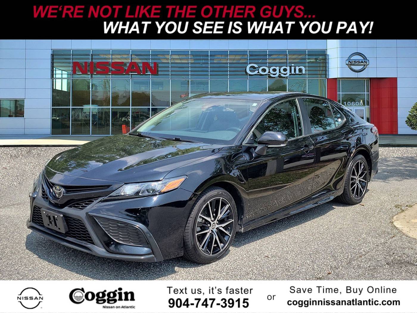 2022 Toyota Camry SE Nightshade — Sedan — 49,005 mi — Jacksonville, FL