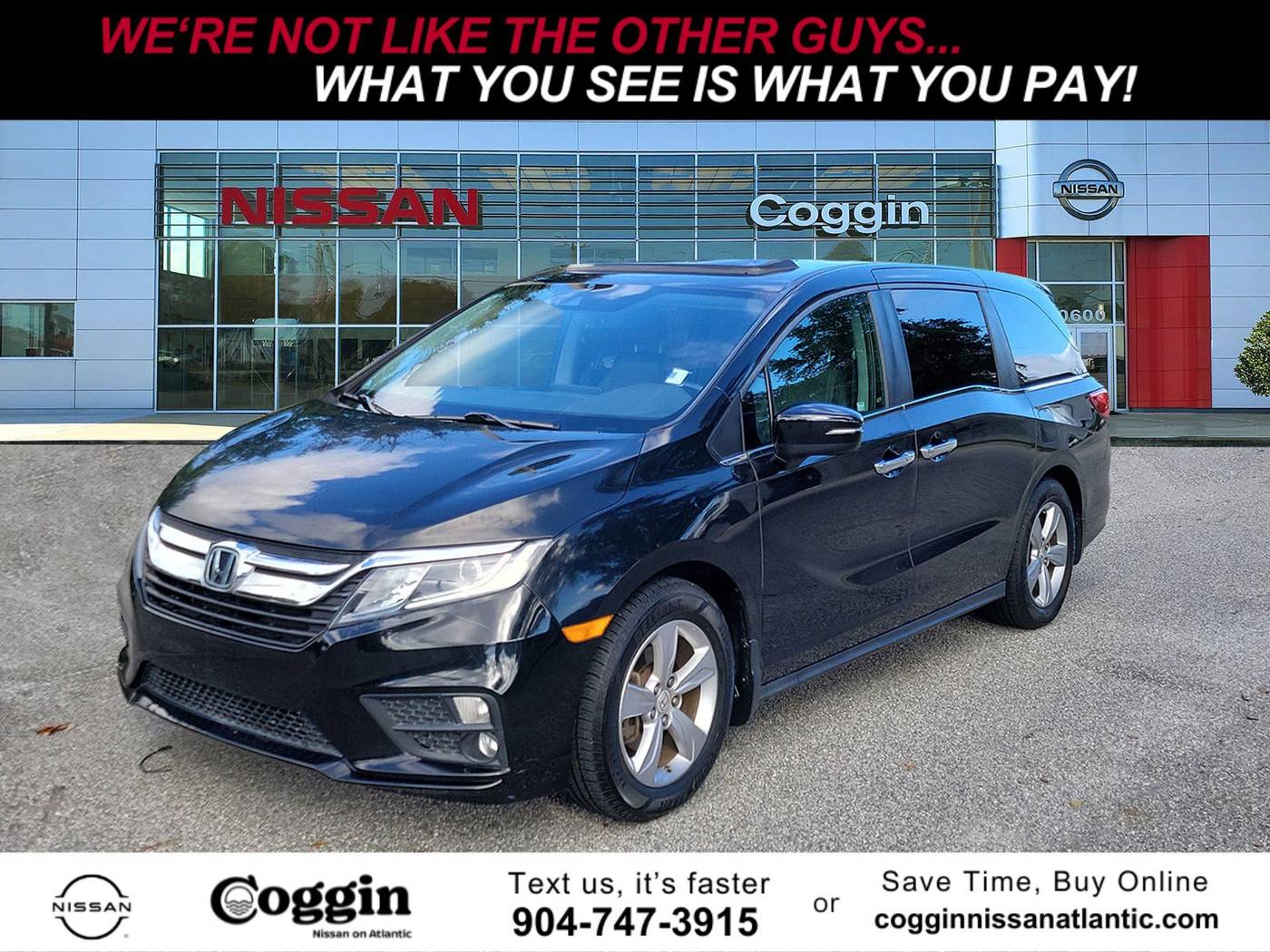 2018 Honda Odyssey EX-L — Minivan — 95,948 mi — Jacksonville, FL