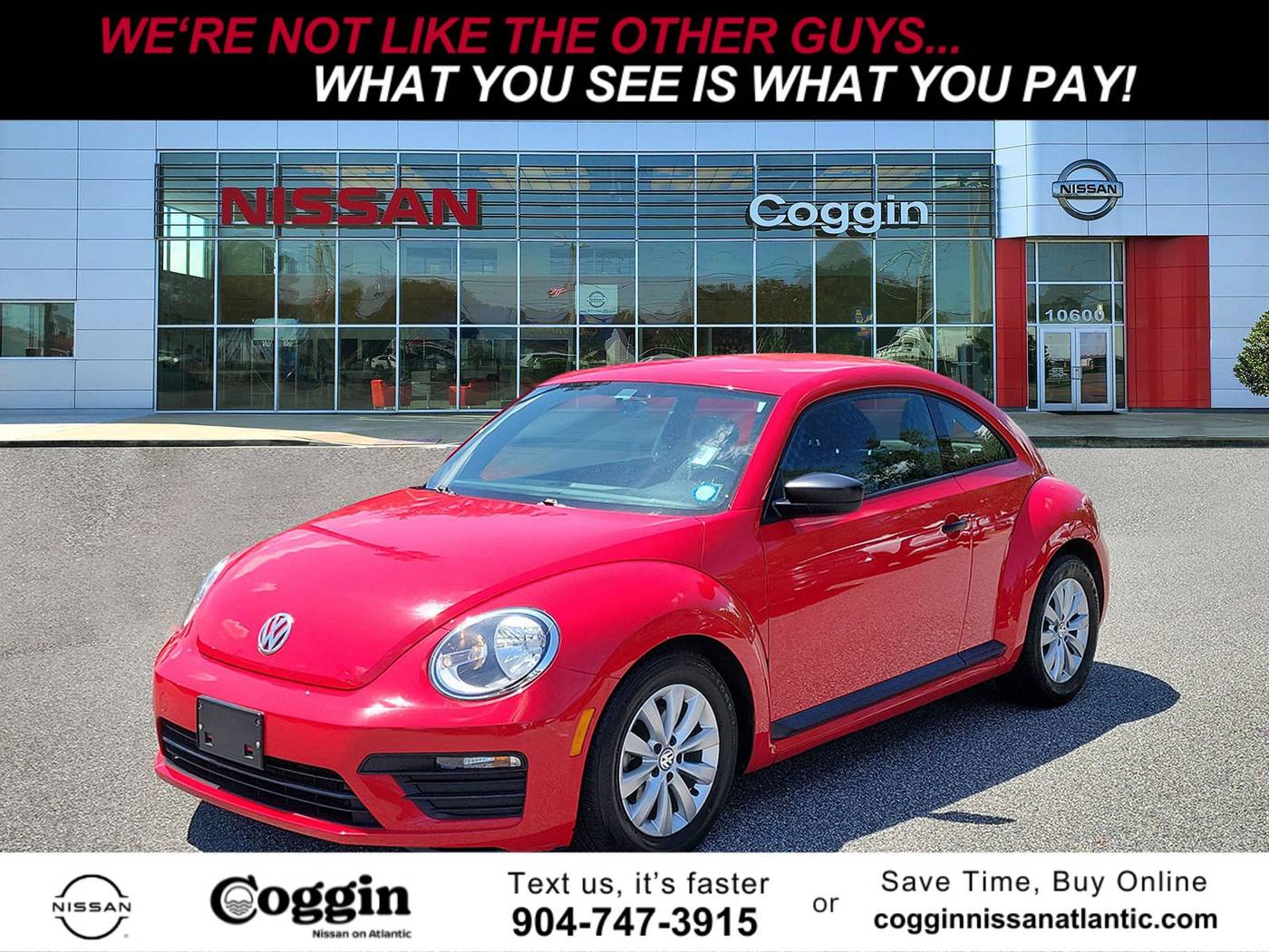 2018 Volkswagen Beetle S — Coupe — 95,864 mi — Jacksonville, FL