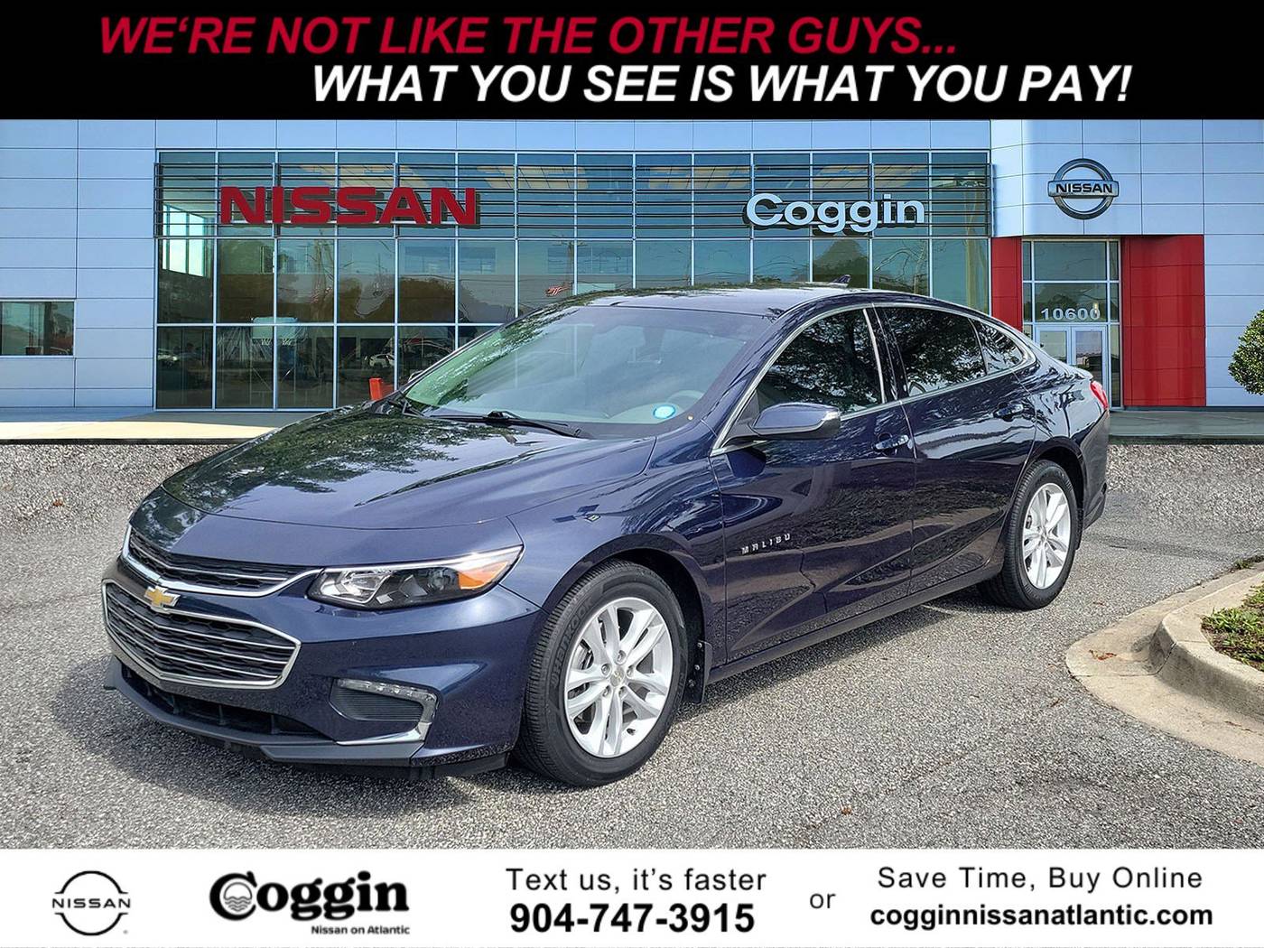 2018 Chevrolet Malibu LT — Sedan — 23,058 mi — Jacksonville, FL