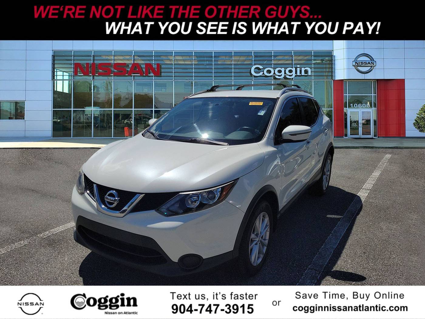 2018 Nissan Rogue Sport SV — SUV — 67,582 mi — Jacksonville, FL