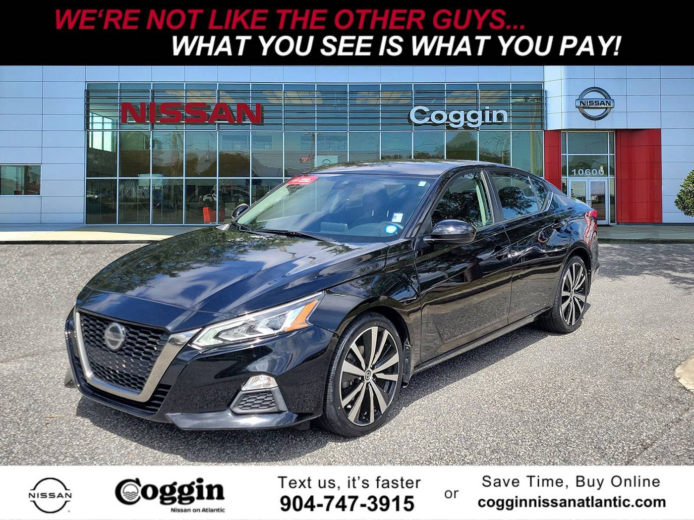 2020 Nissan Altima SR — Sedan — 60,670 mi — Jacksonville, FL