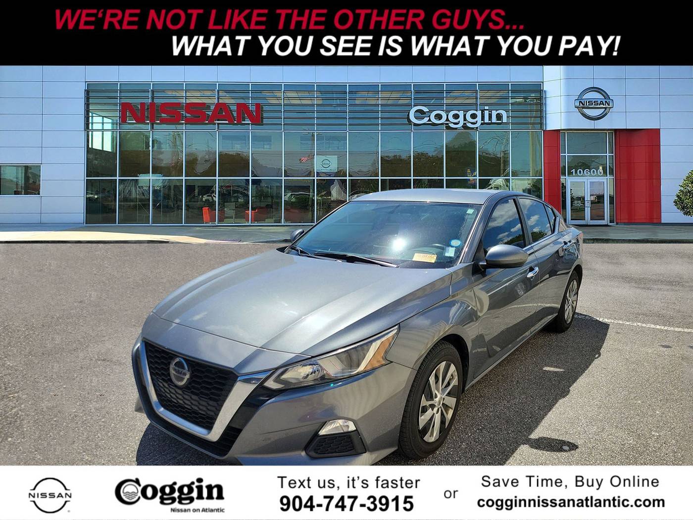2019 Nissan Altima S — Sedan — 86,467 mi — Jacksonville, FL