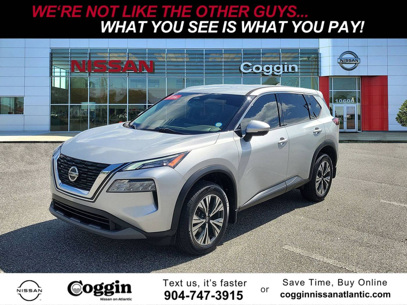 2021 Nissan Rogue SV — SUV — 68,712 mi — Jacksonville, FL