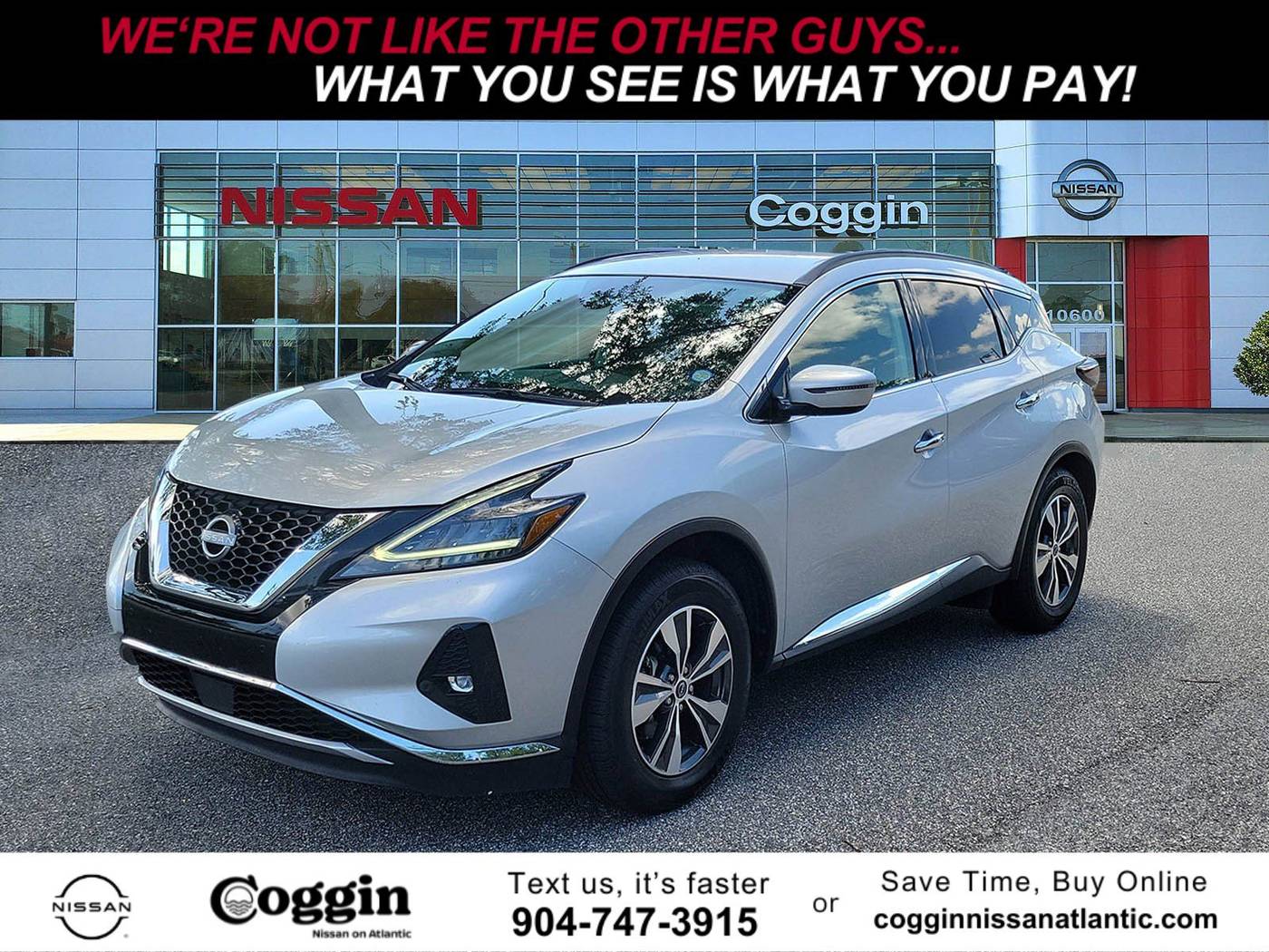 2023 Nissan Murano SV — SUV — 54,616 mi — Jacksonville, FL