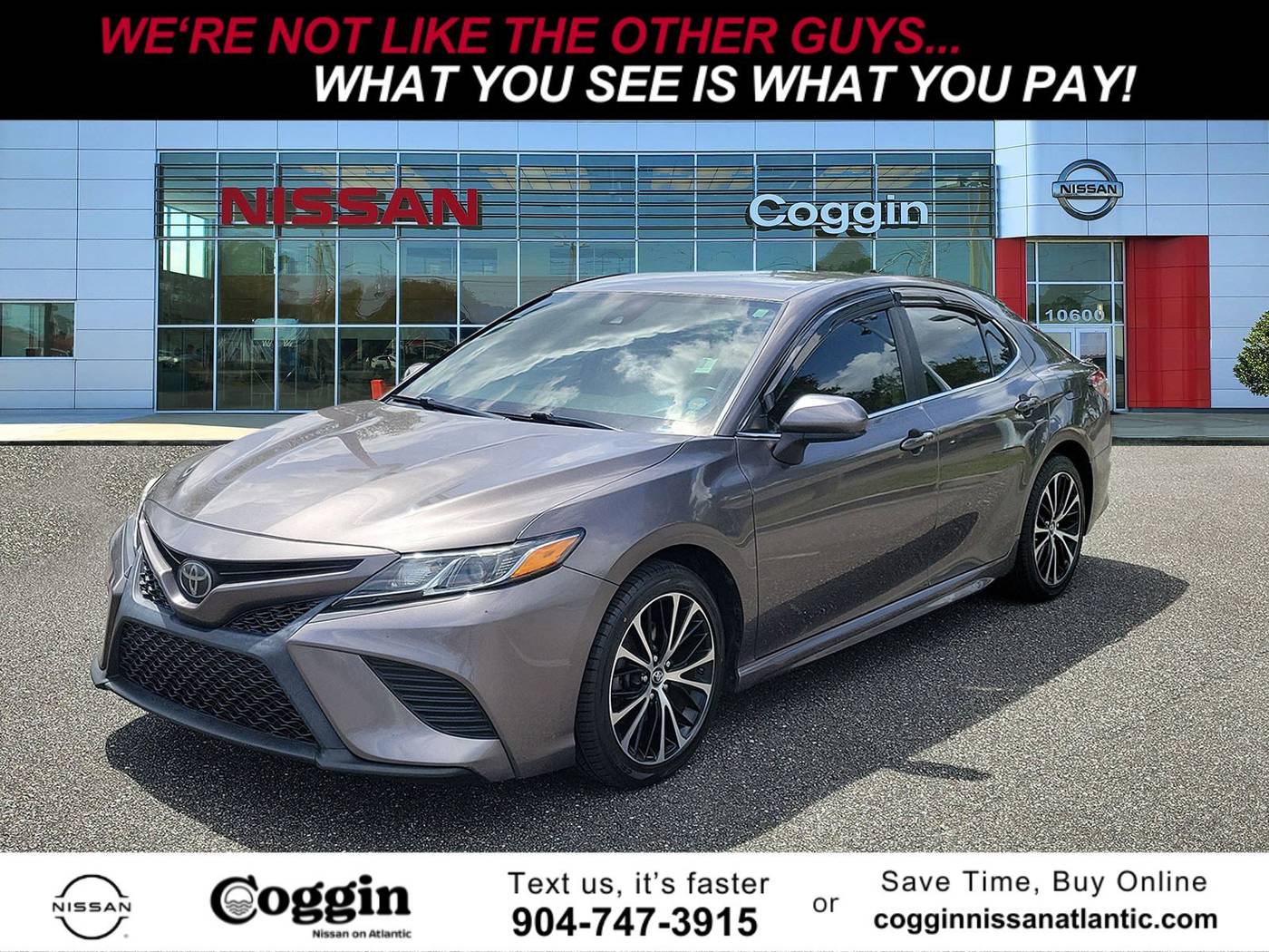 2019 Toyota Camry L — Sedan — 83,887 mi — Jacksonville, FL