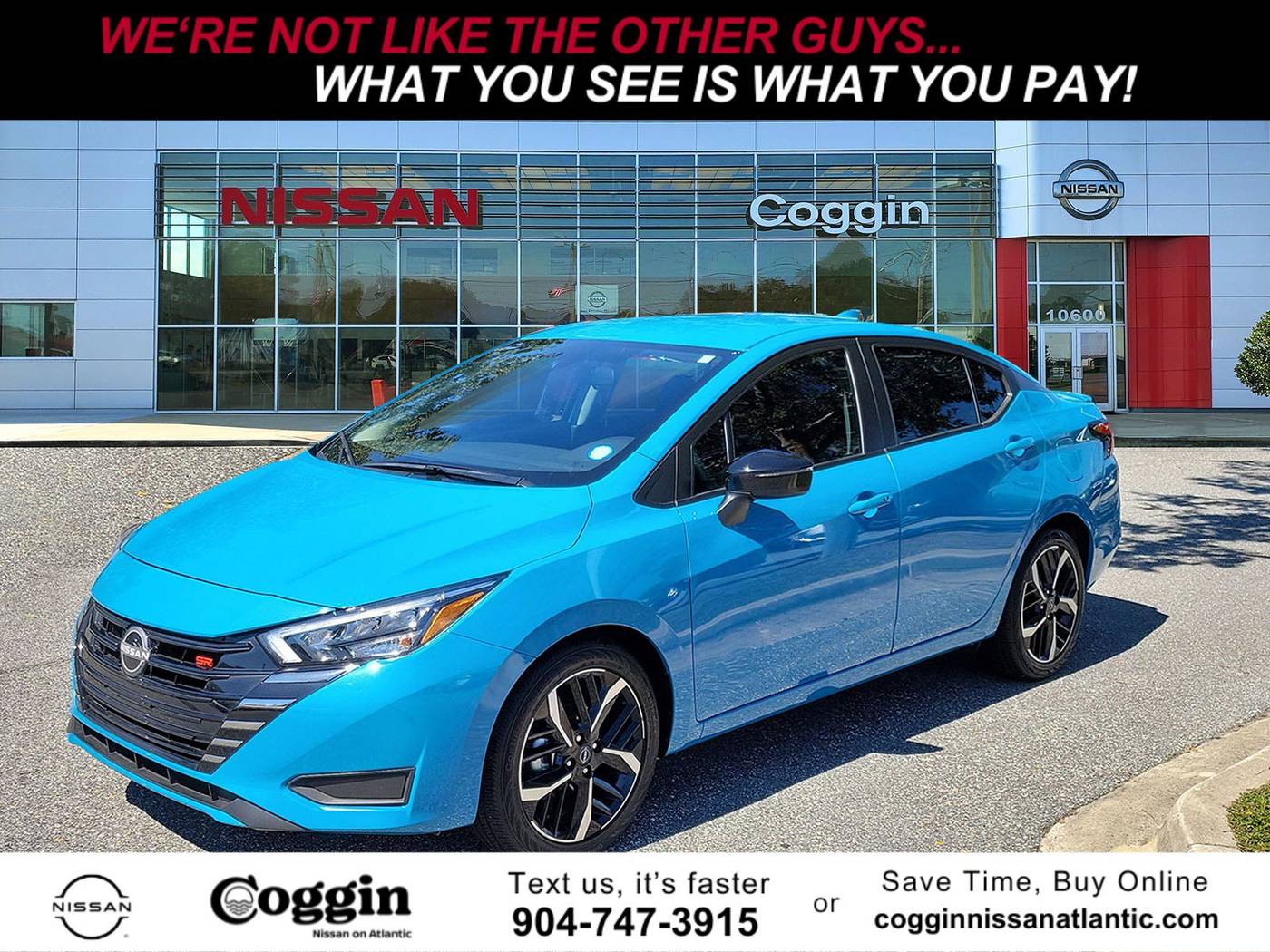 2025 Nissan Versa SR — Sedan — 3,039 mi — Jacksonville, FL