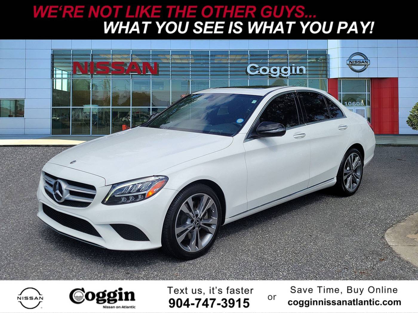 2019 Mercedes-Benz C-Class C 300 — Sedan — 42,156 mi — Jacksonville, FL