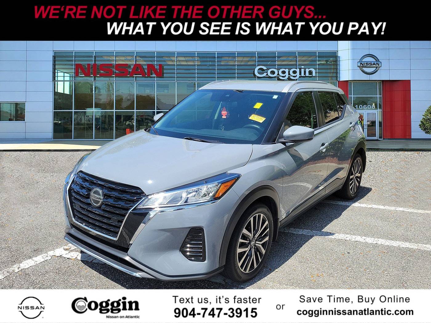 2021 Nissan Kicks SV — SUV — 70,847 mi — Jacksonville, FL