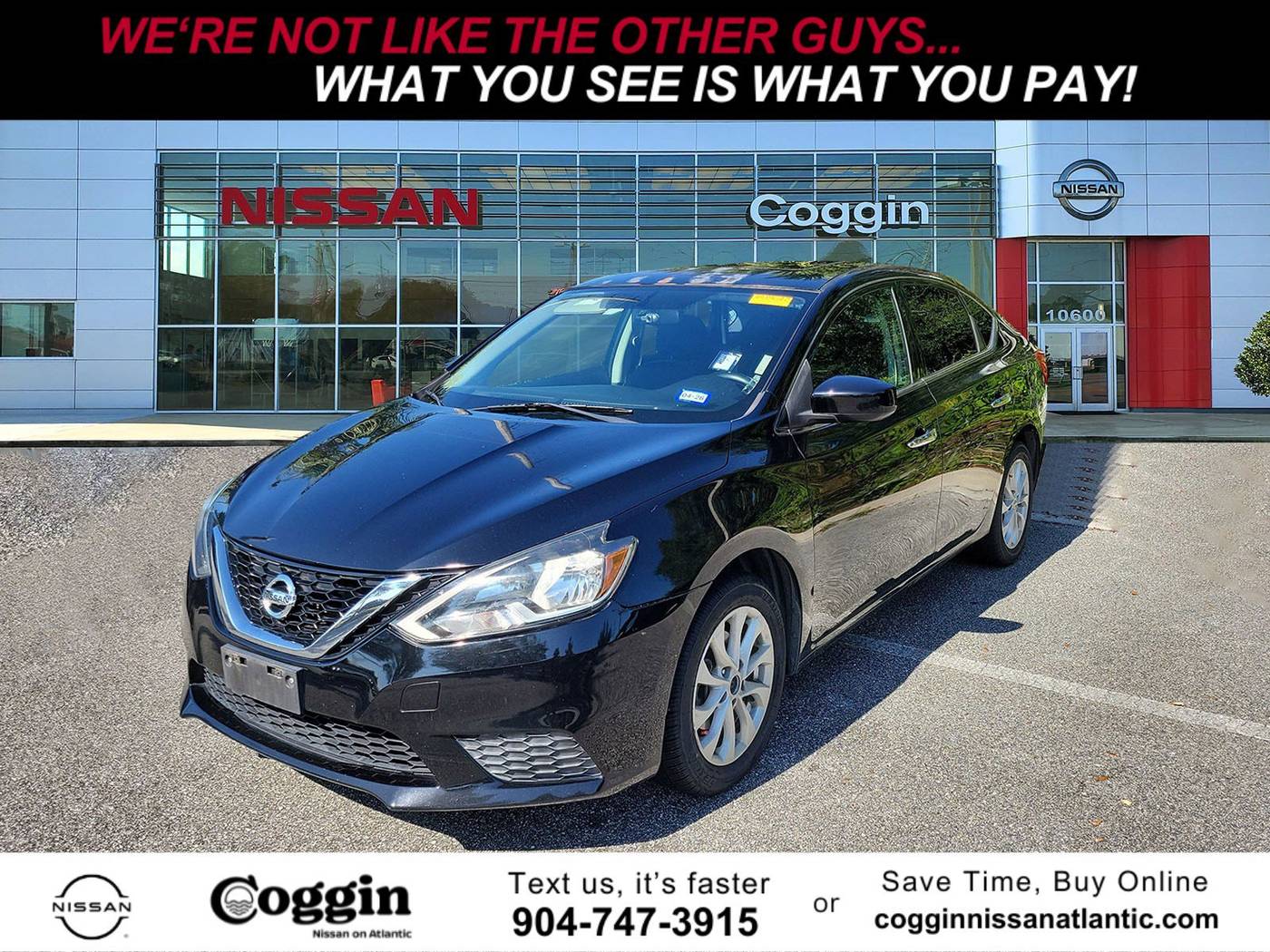 2017 Nissan Sentra SV — Sedan — 74,000 mi — Jacksonville, FL