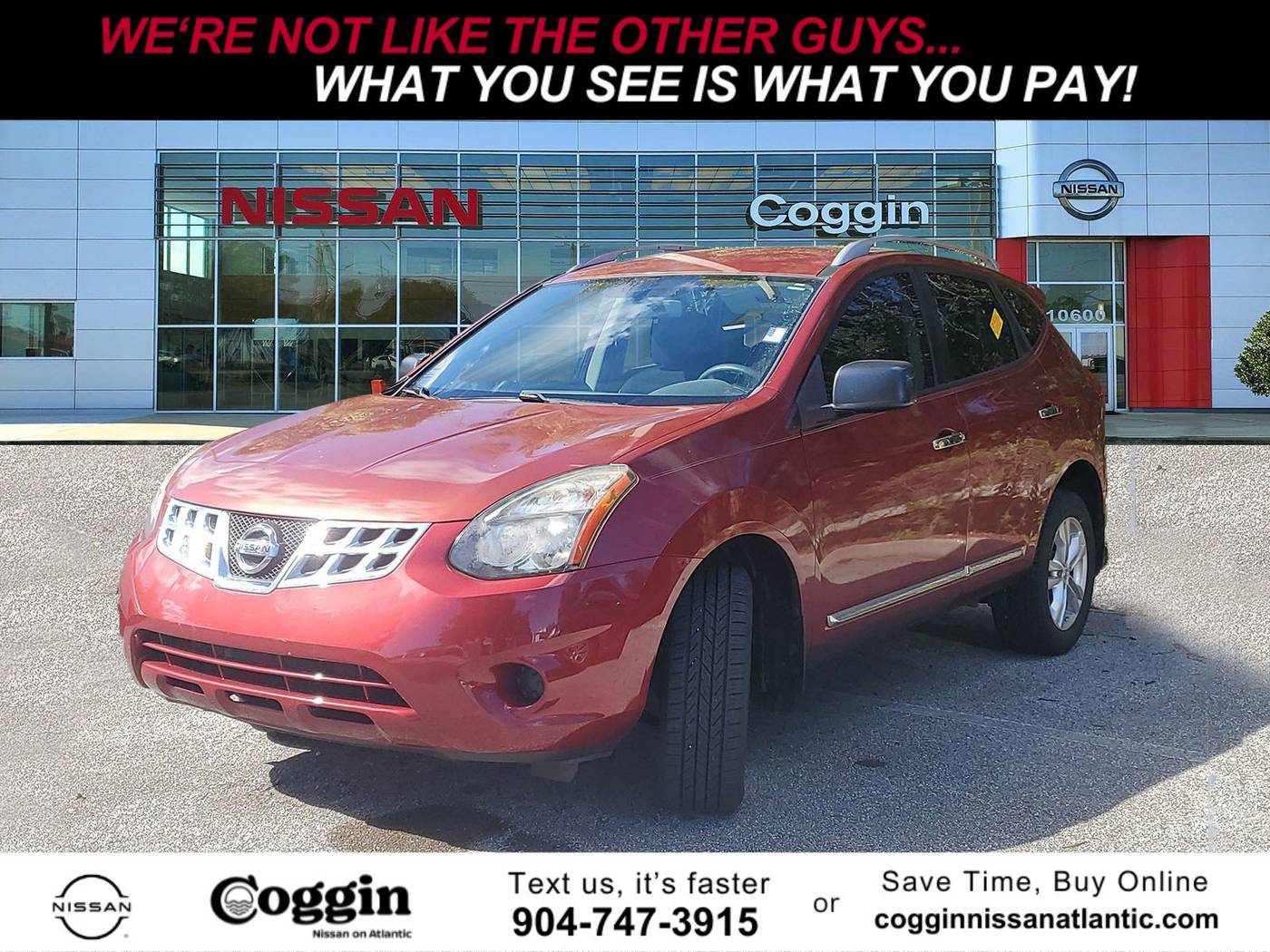 2015 Nissan Rogue Select S — SUV — 54,778 mi — Jacksonville, FL